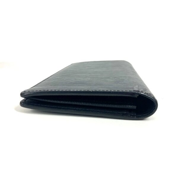 LOUIS VUITTON M60622 Epi Portefeuille Brazza Long Wallet Epi Leather Noir Black - Picture 4 of 16